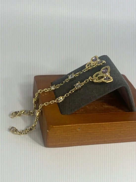 NWT Coach Butterfly Front Back Earrings Multi One Size - Picture 13 of 17